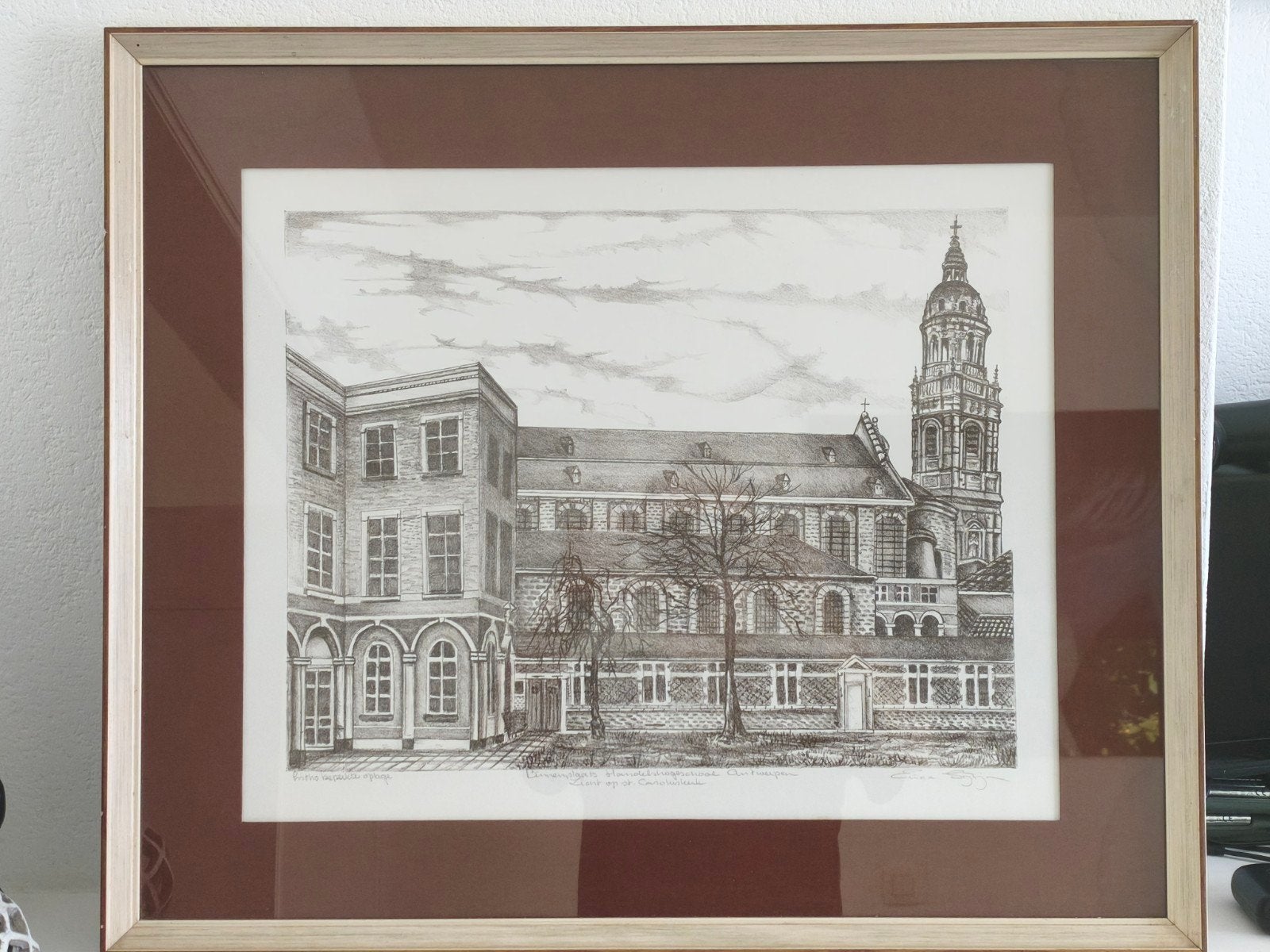 litho Erica Sijnja 'Antwerpen', Ophalen