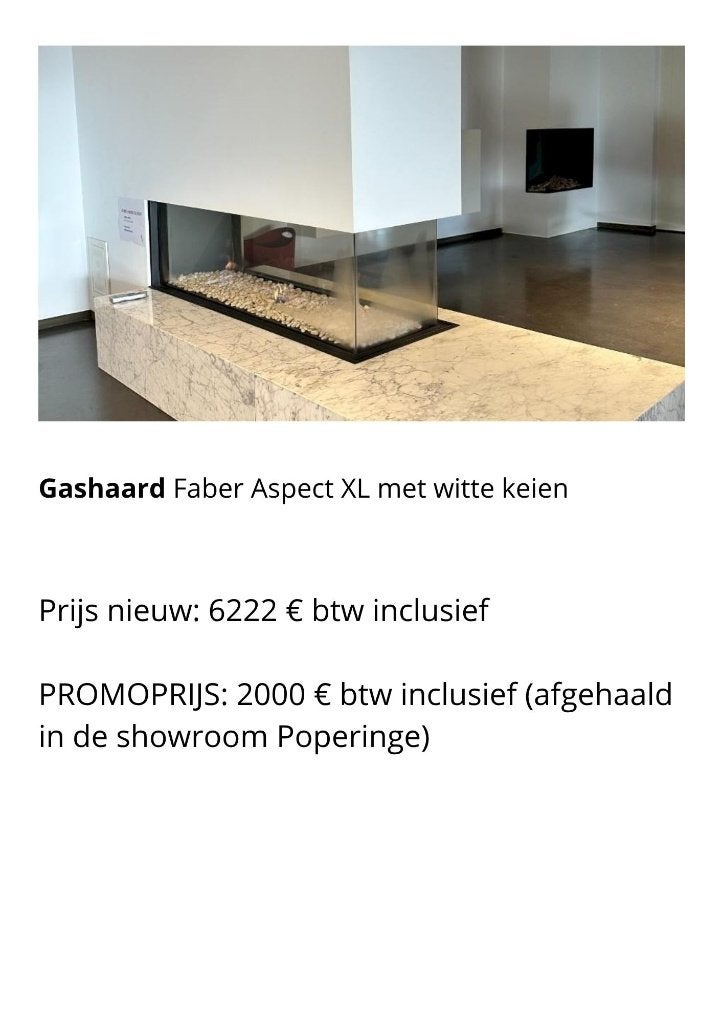 Demo toestellen uit showroom haarden en kachels, Ophalen, Gebruikt
