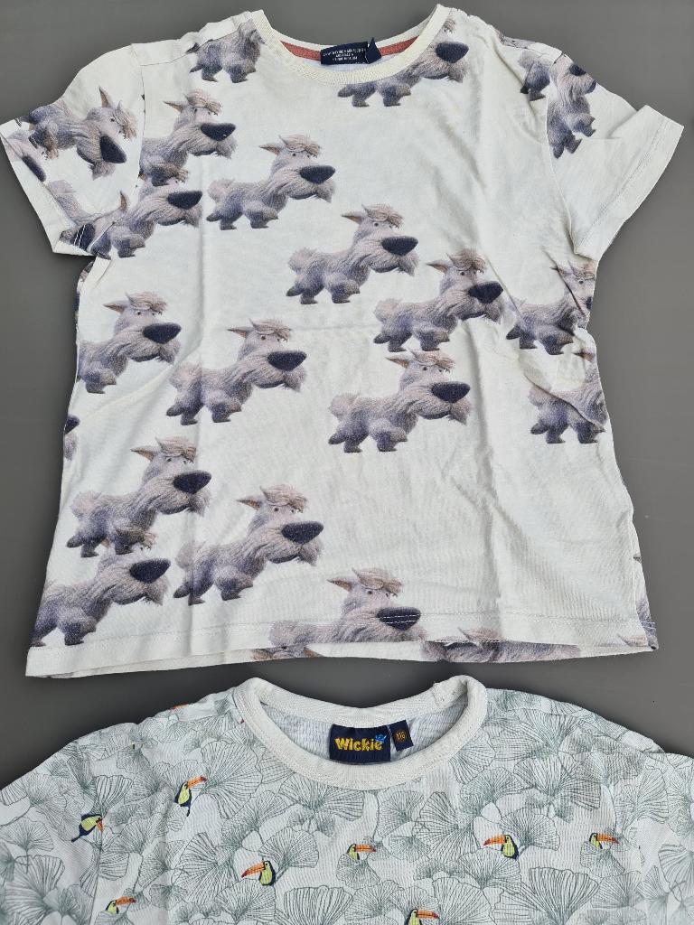 t-shirt met hond, Wolf, 116, Enlèvement, Comme neuf
