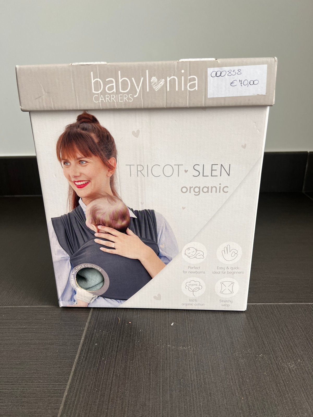 Babylonia Tricot-Slen Organic draagdoek – Zo goed als nieuw, Kinderen en Baby's, Ophalen, Zo goed als nieuw, Draagdoek