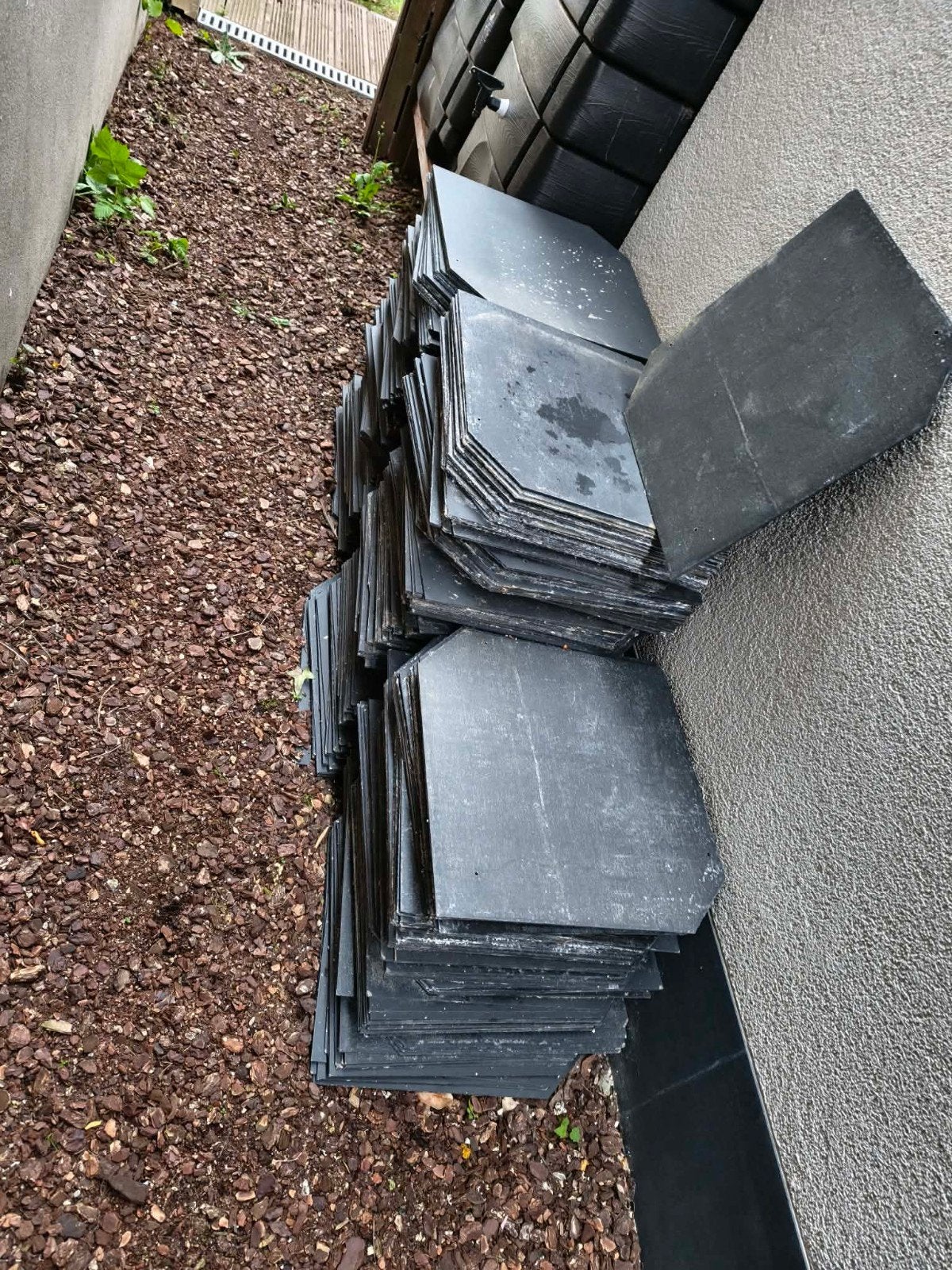 Kunststof leien voor gevel, Doe-het-zelf en Bouw, Metselstenen, Ophalen, Gebruikt, Overige typen