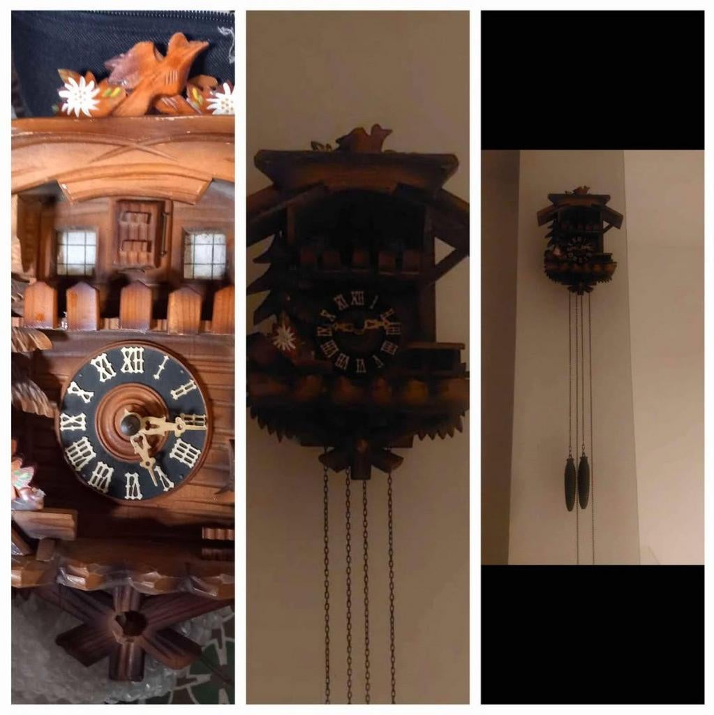 Authentique Coucou de la Forêt-Noire – Modèle Chalet Sculpté, Envoi
