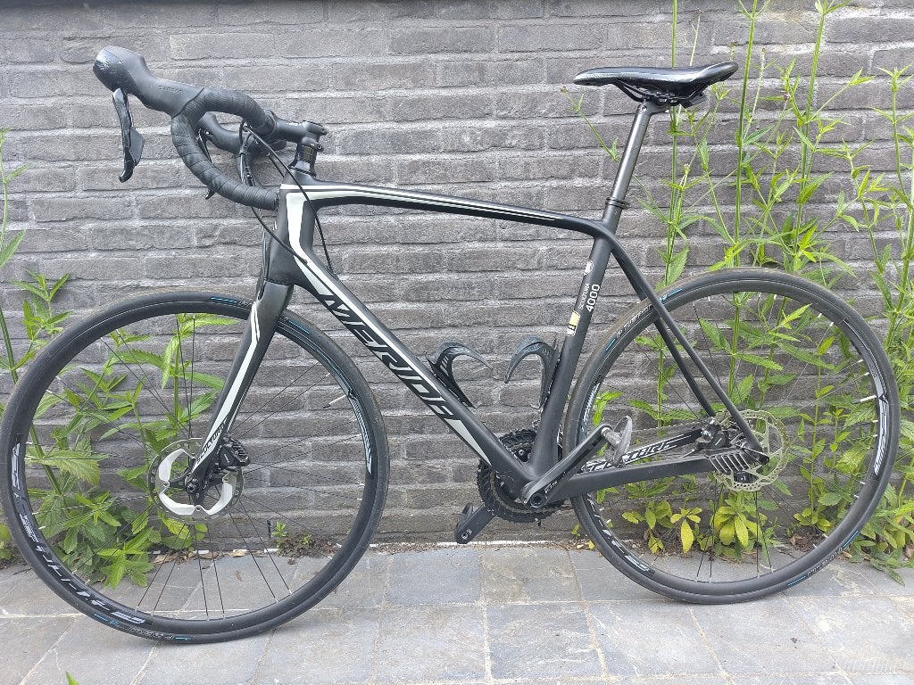 Koersfiets Merida Scultura 4000 Disc M/L (56) - 2019, Fietsen en Brommers, Fietsen | Racefietsen, 28 inch, Gebruikt, Carbon, Heren