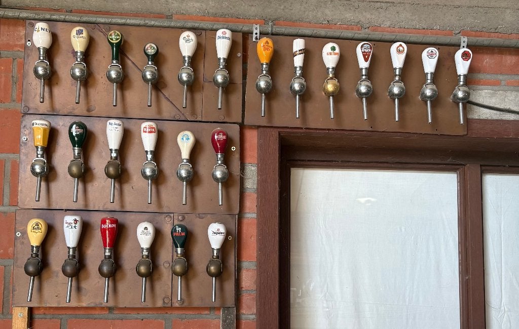 biertapknop verschillende biermerken, Verzamelen, Biermerken, Ophalen, De Koninck