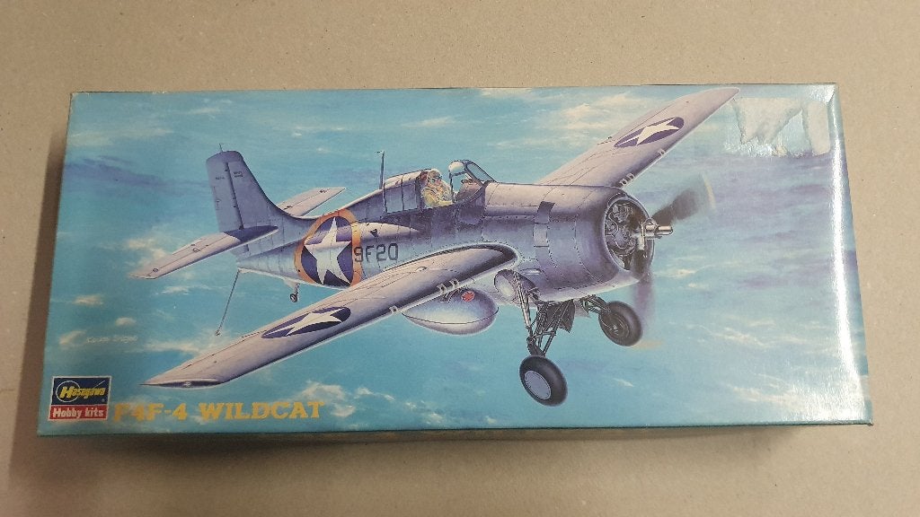 Grumman F4F Wildcat, Hobby & Loisirs créatifs, Hasegawa, Enlèvement ou Envoi, Comme neuf, 1:72 à 1:144