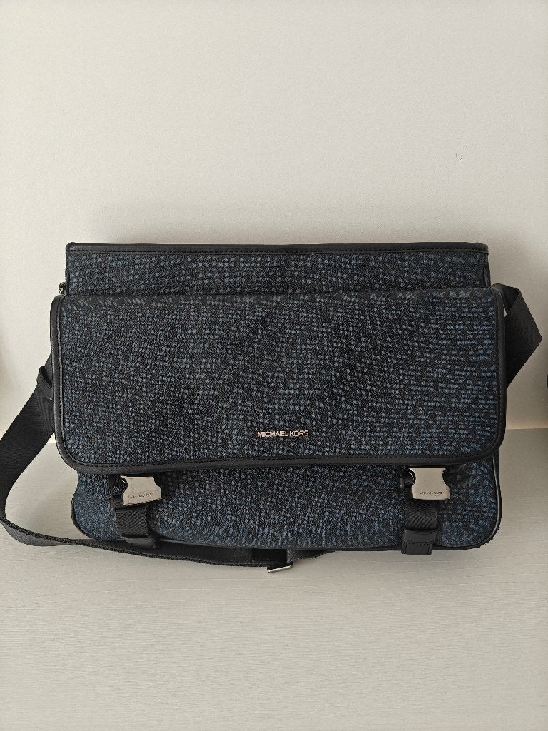 Michael Kors draagtas/messenger bag, Ophalen, Zo goed als nieuw, Blauw, Overige merken