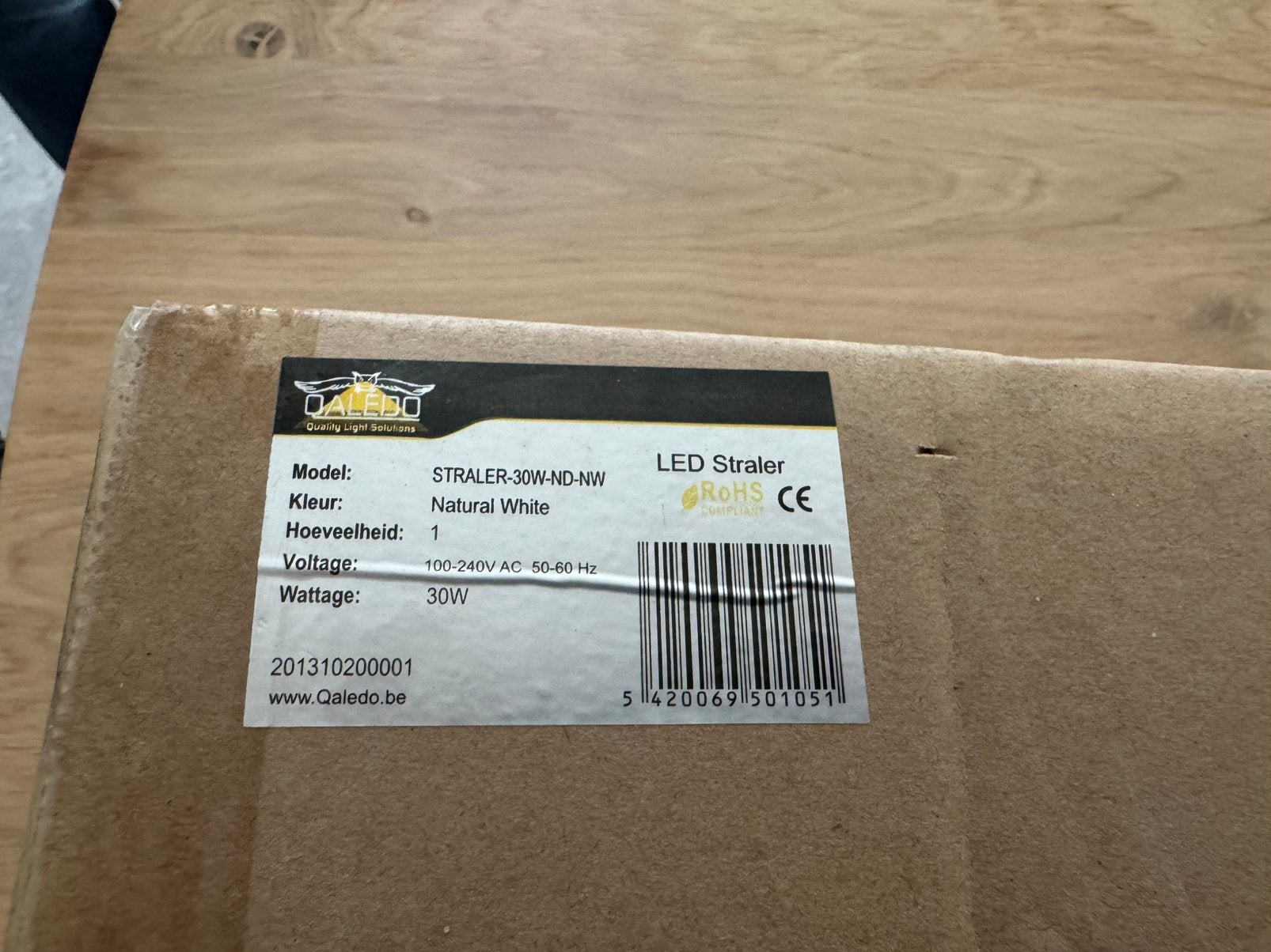 Qledo Led straler 30 Watt , NIEUW 2 stuks beschikbaar, Tuin en Terras, Buitenverlichting, Ophalen of Verzenden, Zo goed als nieuw