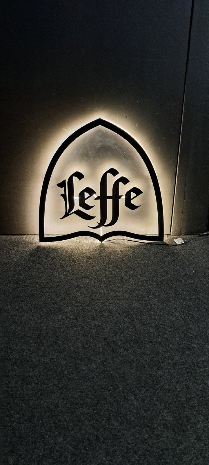 reclame verlichting leffe, Ophalen of Verzenden, Leffe
