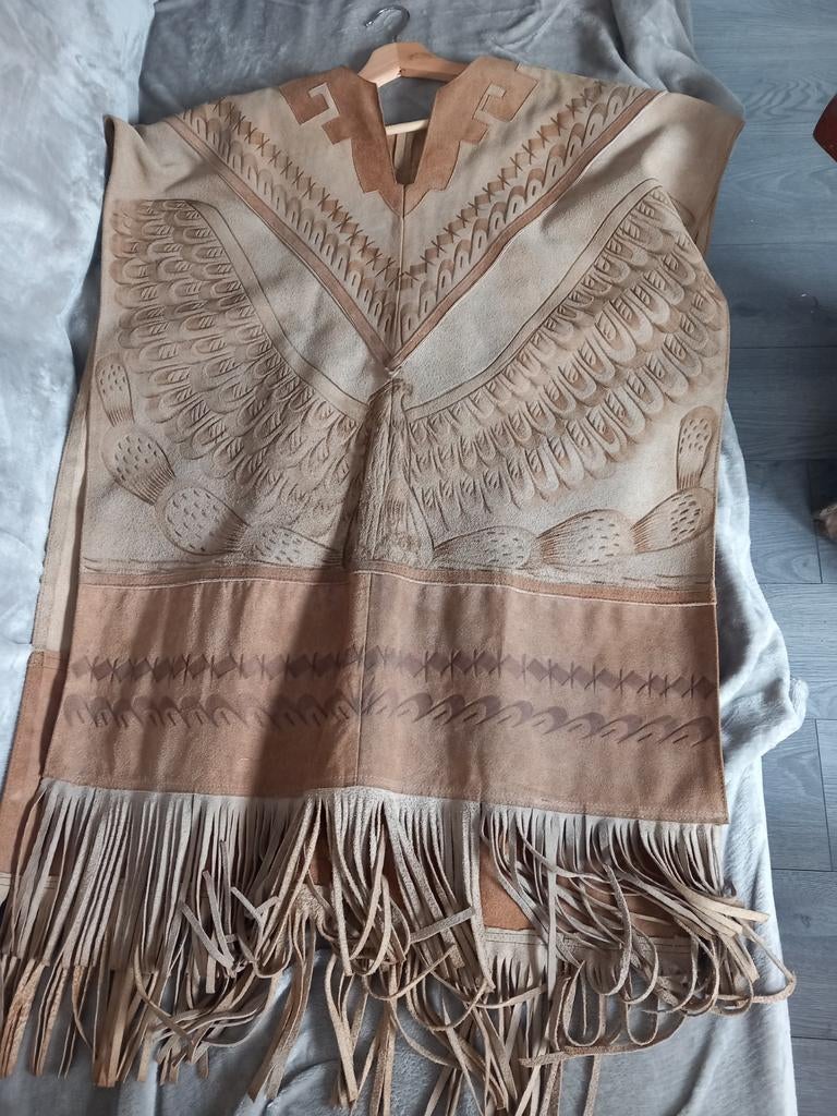 Poncho alles handwerk, uniek evt met sombrero en Holster, Verzamelen, Ophalen