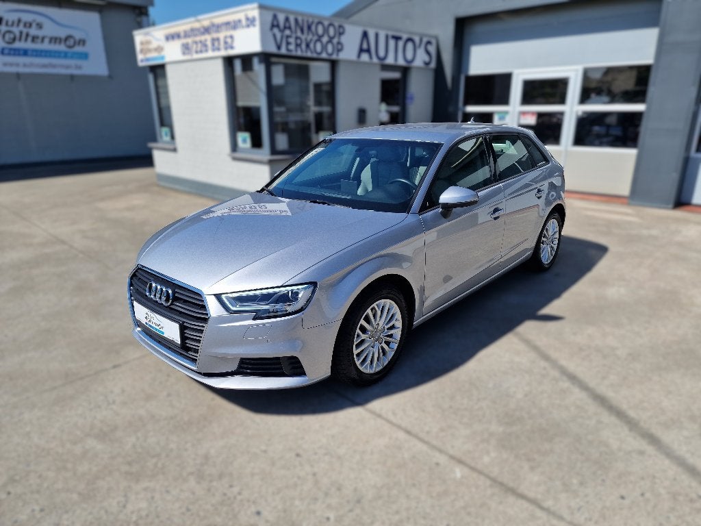 Audi A3 Sportback 1.4 TFSI S tronic * Leder * Led * Airco, Autos, Argent ou Gris, Achat, Entreprise, Automatique