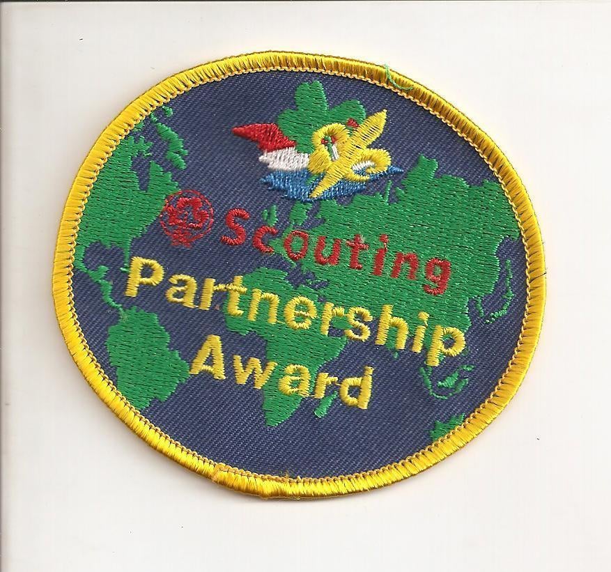 scouting nederland partnership award, Verzamelen, Ophalen of Verzenden, Nieuw, Embleem, Speld of Insigne