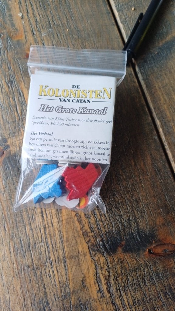 bordspel de Kolonisten Catan het Grote Kanaal 999, Hobby en Vrije tijd, Een of twee spelers, Ophalen of Verzenden, Nieuw, 999 games