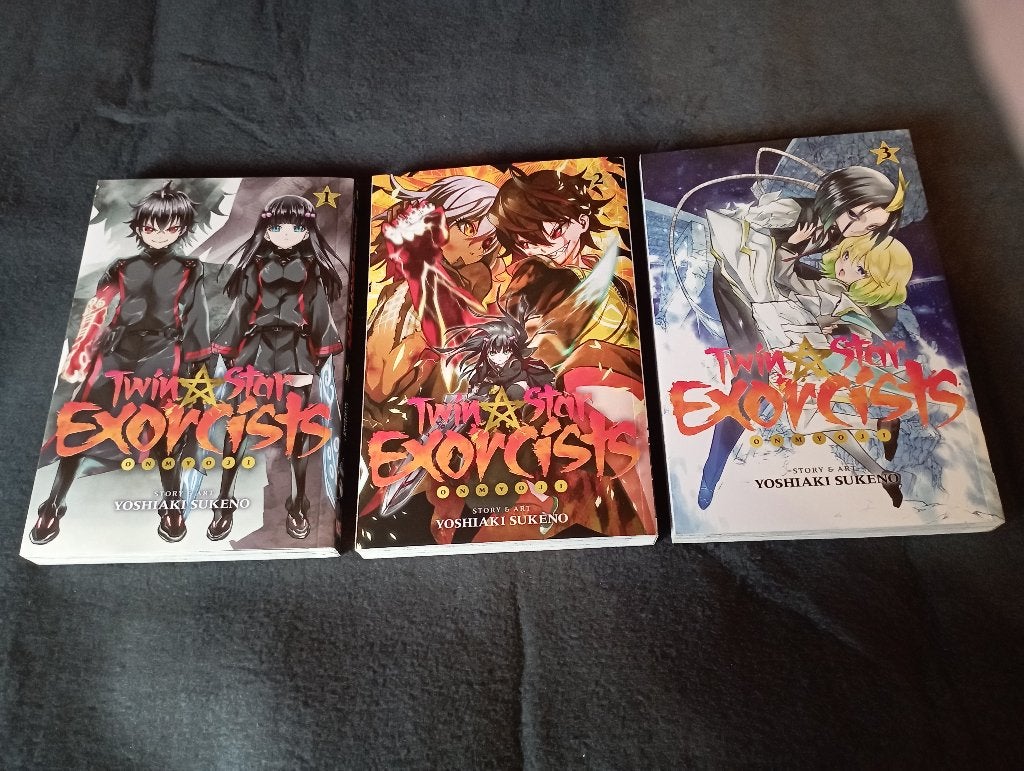 manga twin star exorcist 1 - 3, Boeken, Meerdere comics, Ophalen of Verzenden, Zo goed als nieuw, Japan (Manga)