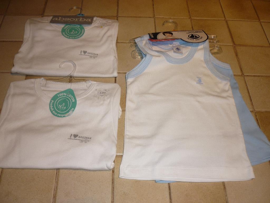 Onderhemd jongen 4j-6j-nieuw., Nacht- of Onderkleding, Nieuw, Ophalen of Verzenden, Petit Bateau