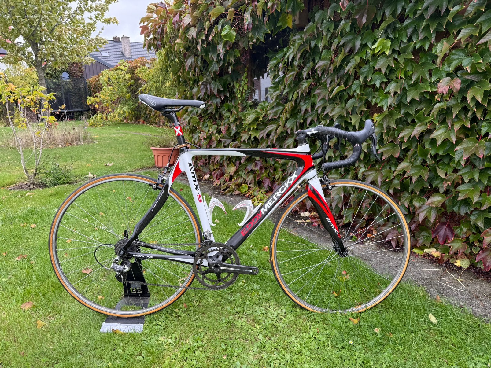 Eddy Merckx EMX5 (teamfiets Quick-Step Innergetic 2010), Ophalen, Gebruikt