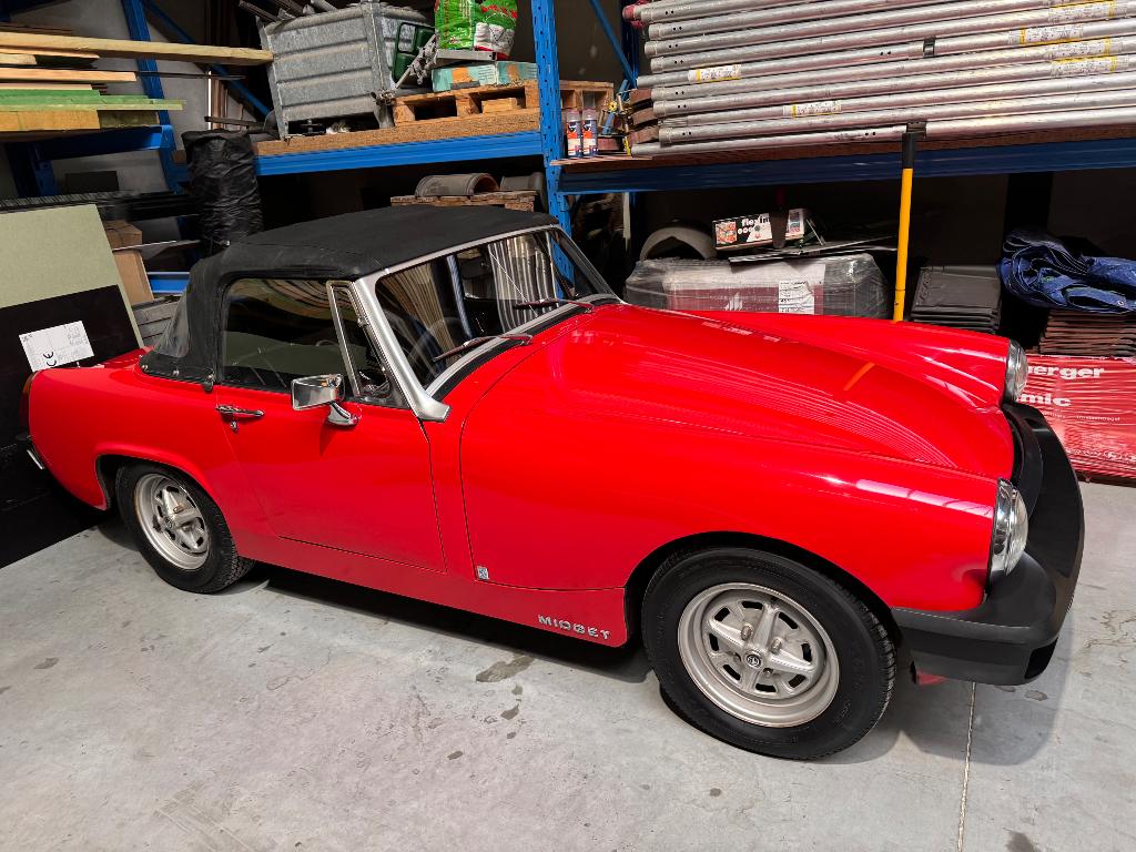 Mg Midget cabrio, Autos, Achat, Boîte manuelle, Noir, 1500 cm³