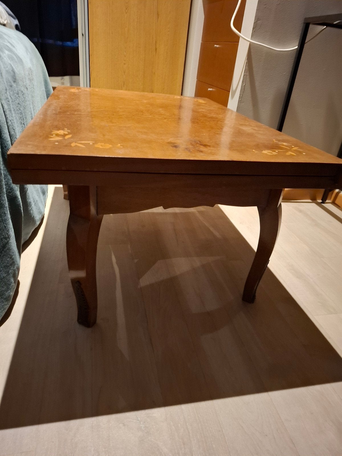 plooibaar houten salontafel, Antiek en Kunst, Ophalen