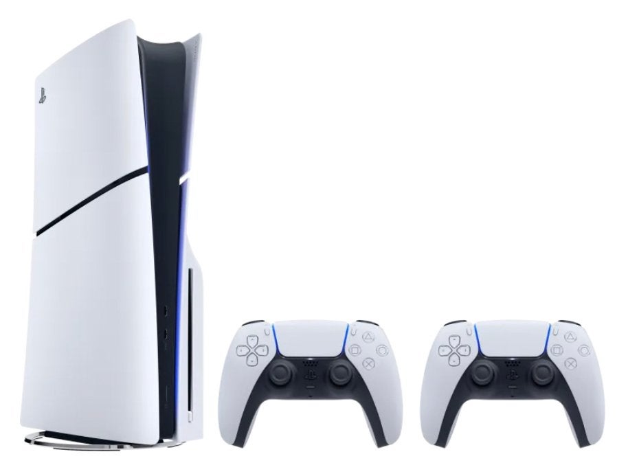 Playstation 5 slim + 2 manettes + 3 jeux, Ophalen, Zo goed als nieuw, Playstation 5