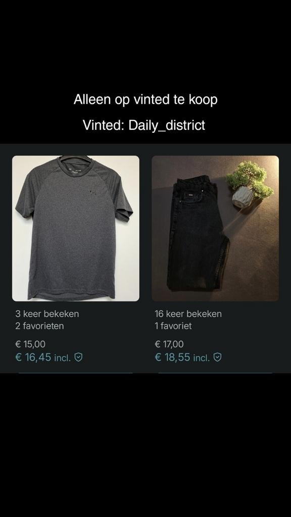 T-shirt et pantalon Under Armour uniquement sur Vinted, Enlèvement