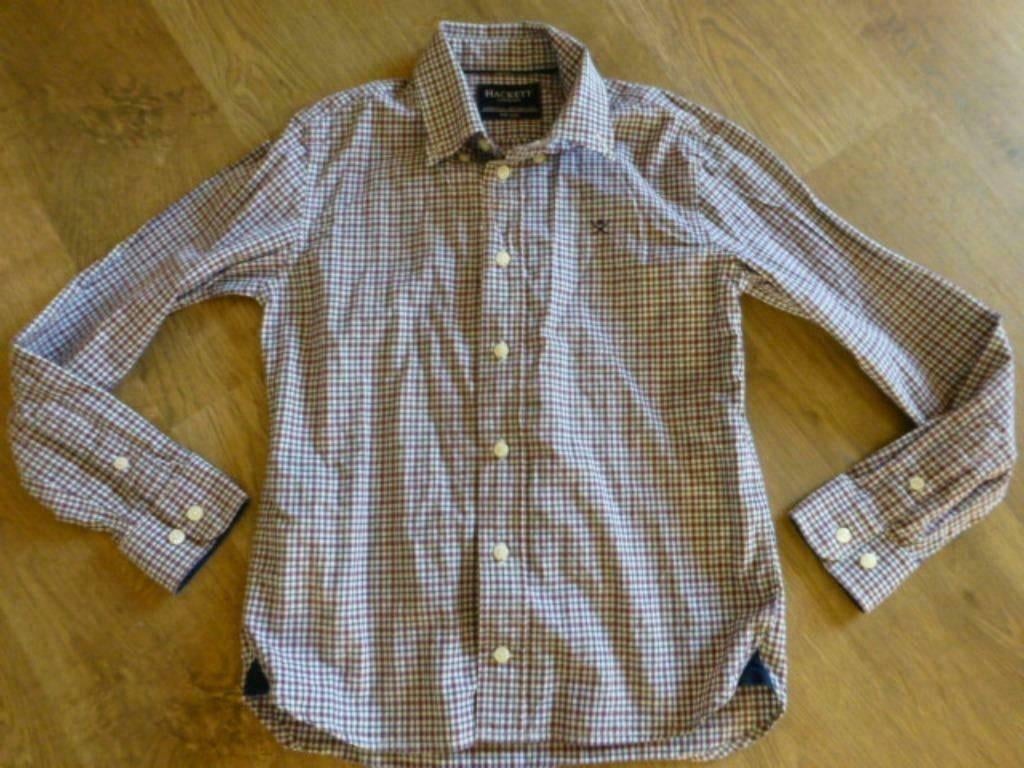 geruit hemd Hacket maat 122 - 128, Garçon, Enlèvement ou Envoi, Chemise ou Chemisier, Comme neuf