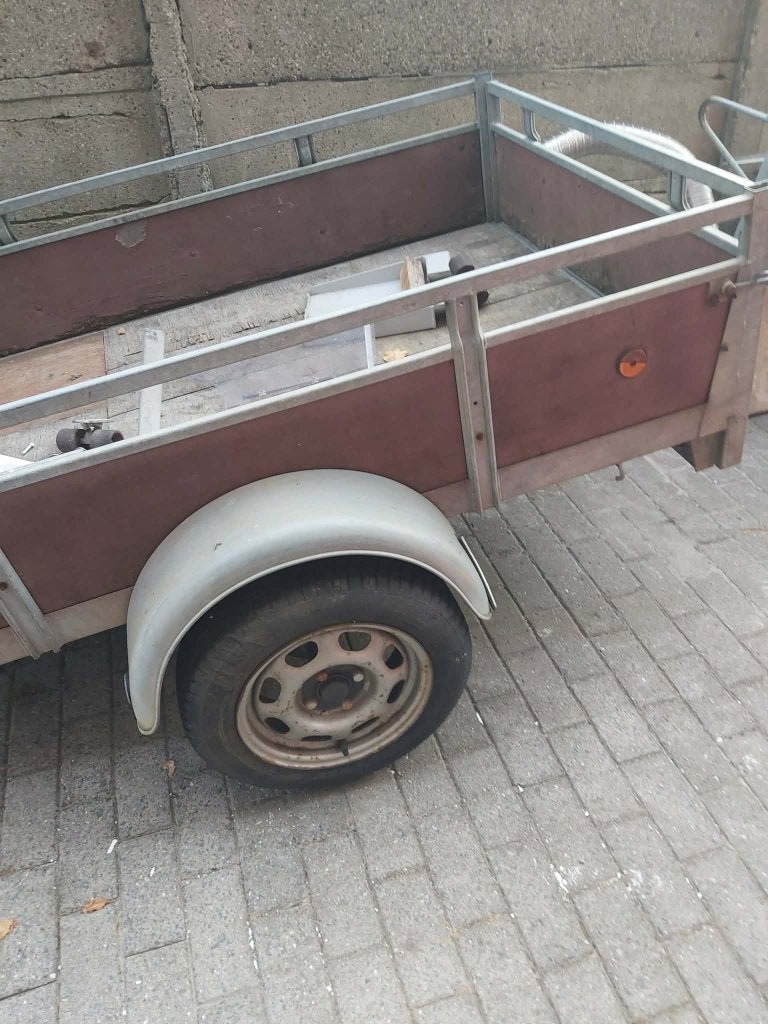 Stevige enkelassige aanhanger – 300€, Enlèvement, Comme neuf