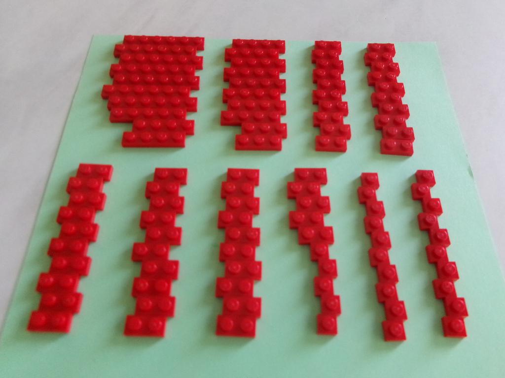 1 x assiettes Lego rouges, Enlèvement ou Envoi, Lego, Utilisé, Briques en vrac