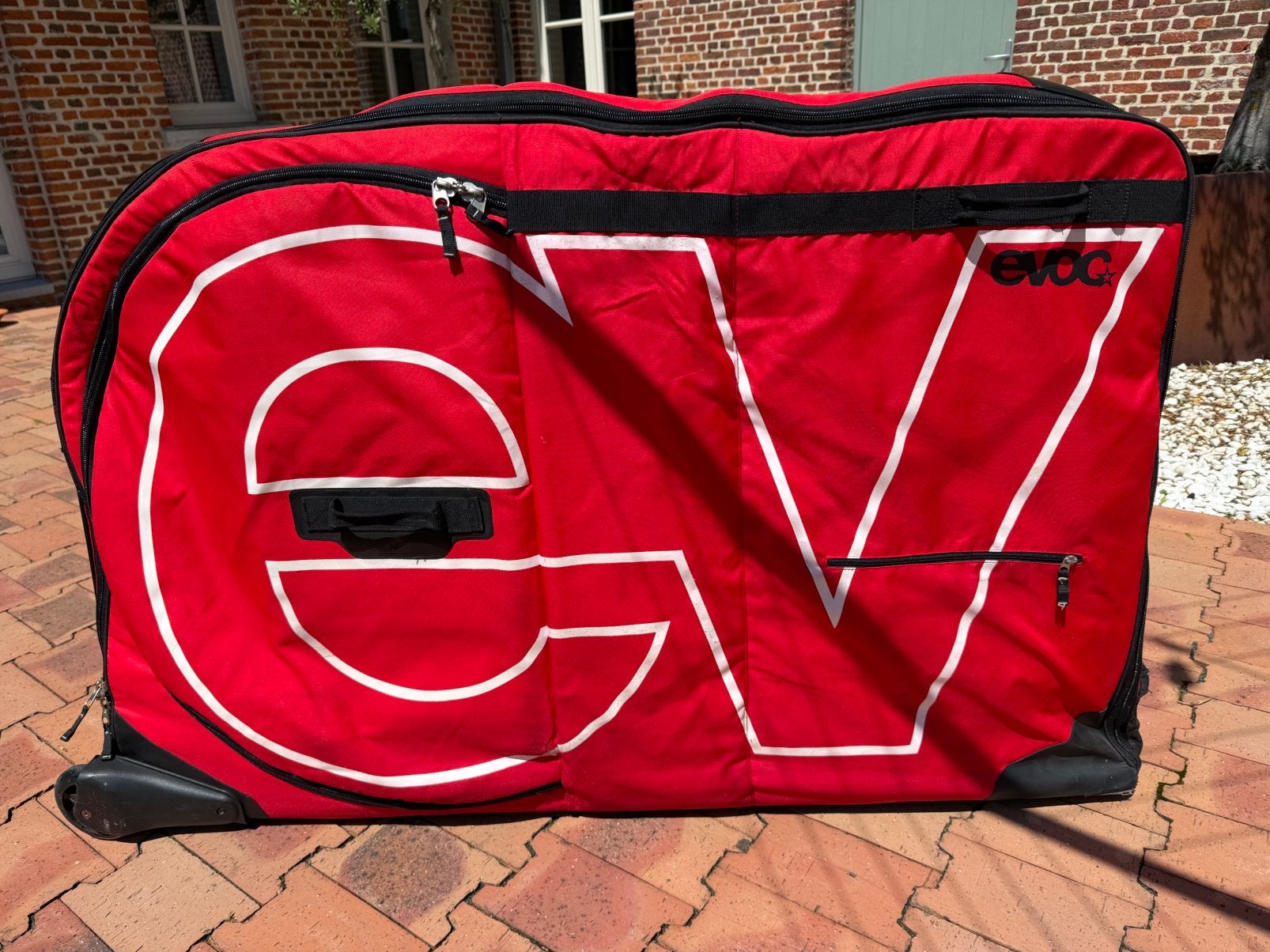 Evoc fietskoffer, Fietsen en Brommers, Fietsaccessoires | Overige Fietsaccessoires, Zo goed als nieuw, Ophalen
