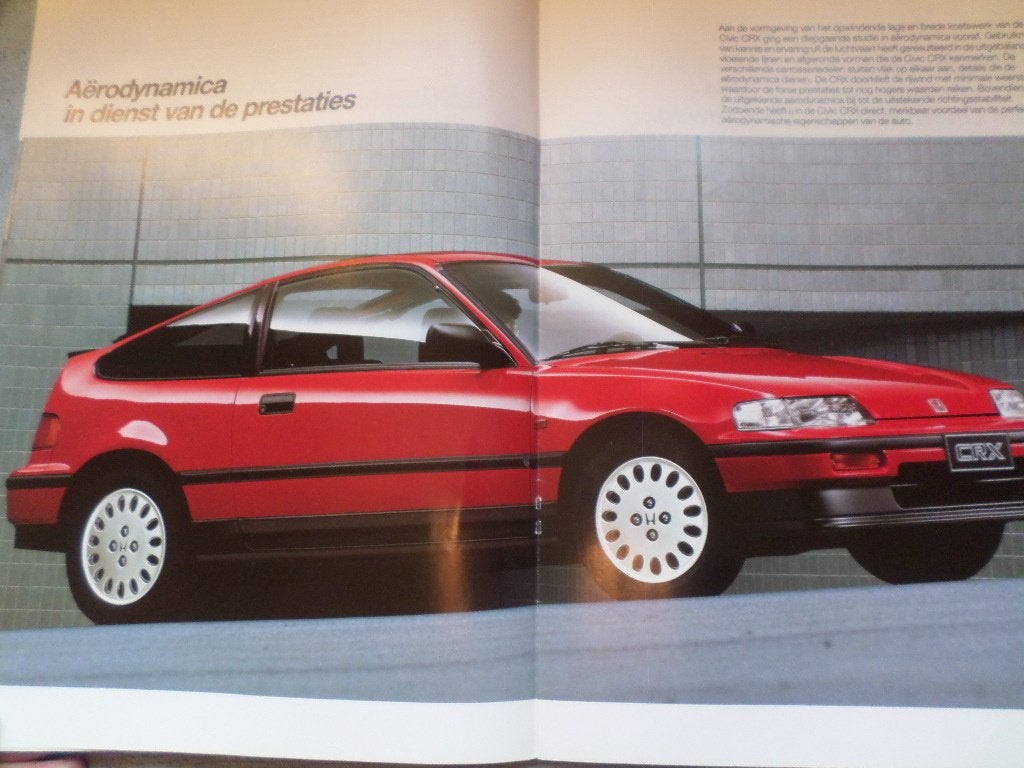 Honda CRX Brochure, Ophalen of Verzenden, Honda