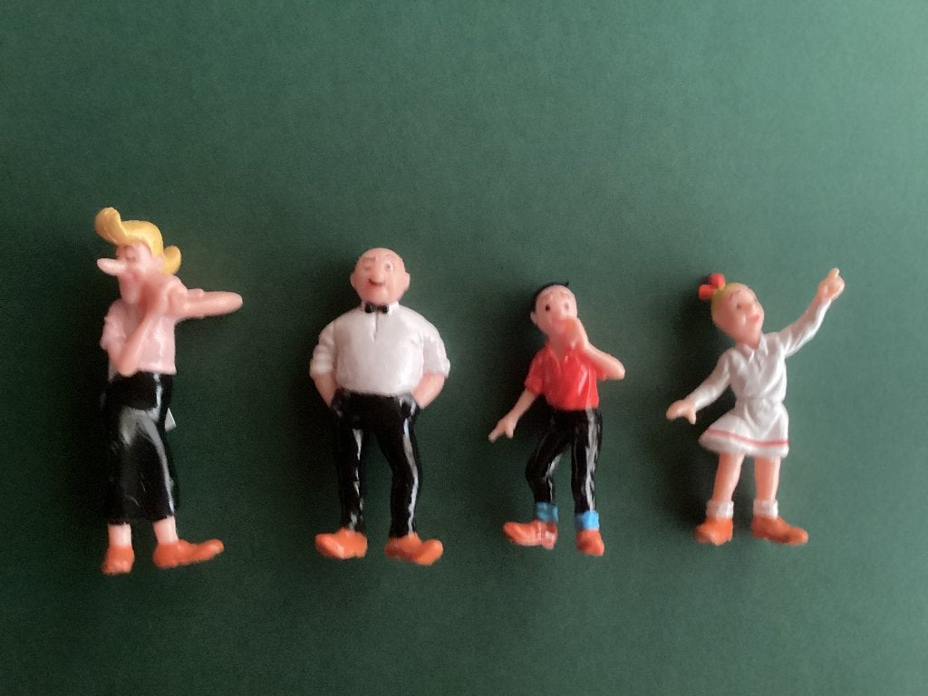 4 beeldjes Suske en Wiske FRISTI uitgave, Verzamelen, Ophalen of Verzenden, Suske en Wiske, Gebruikt