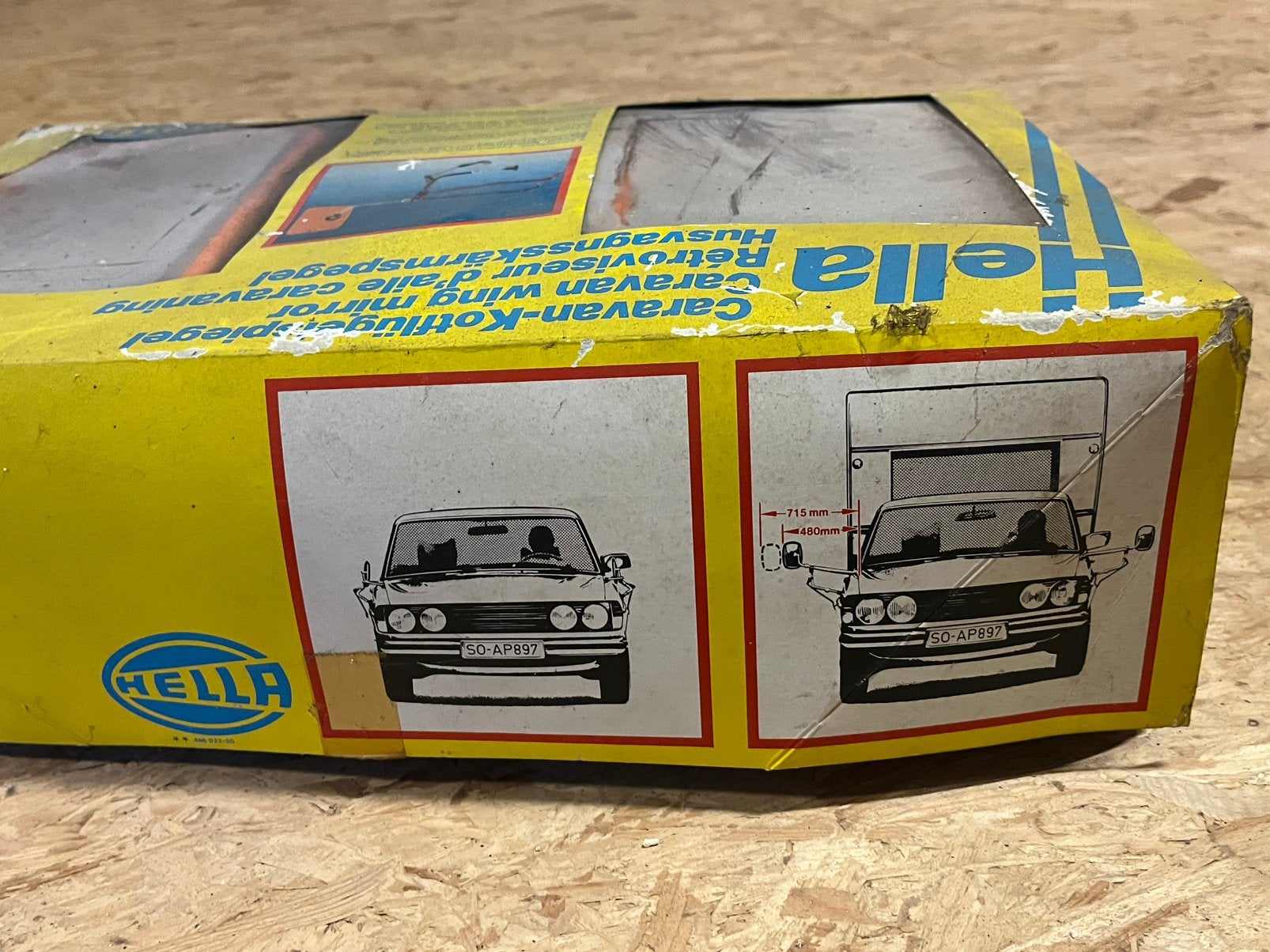 Hella caravanspiegel (model 4020 CV), Ophalen, Zo goed als nieuw
