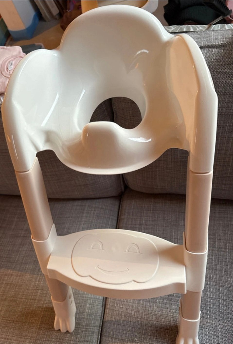 Thermobaby Kiddyloo Toilettrainer / WC-verkleiner met trapje, Ophalen of Verzenden, Zo goed als nieuw