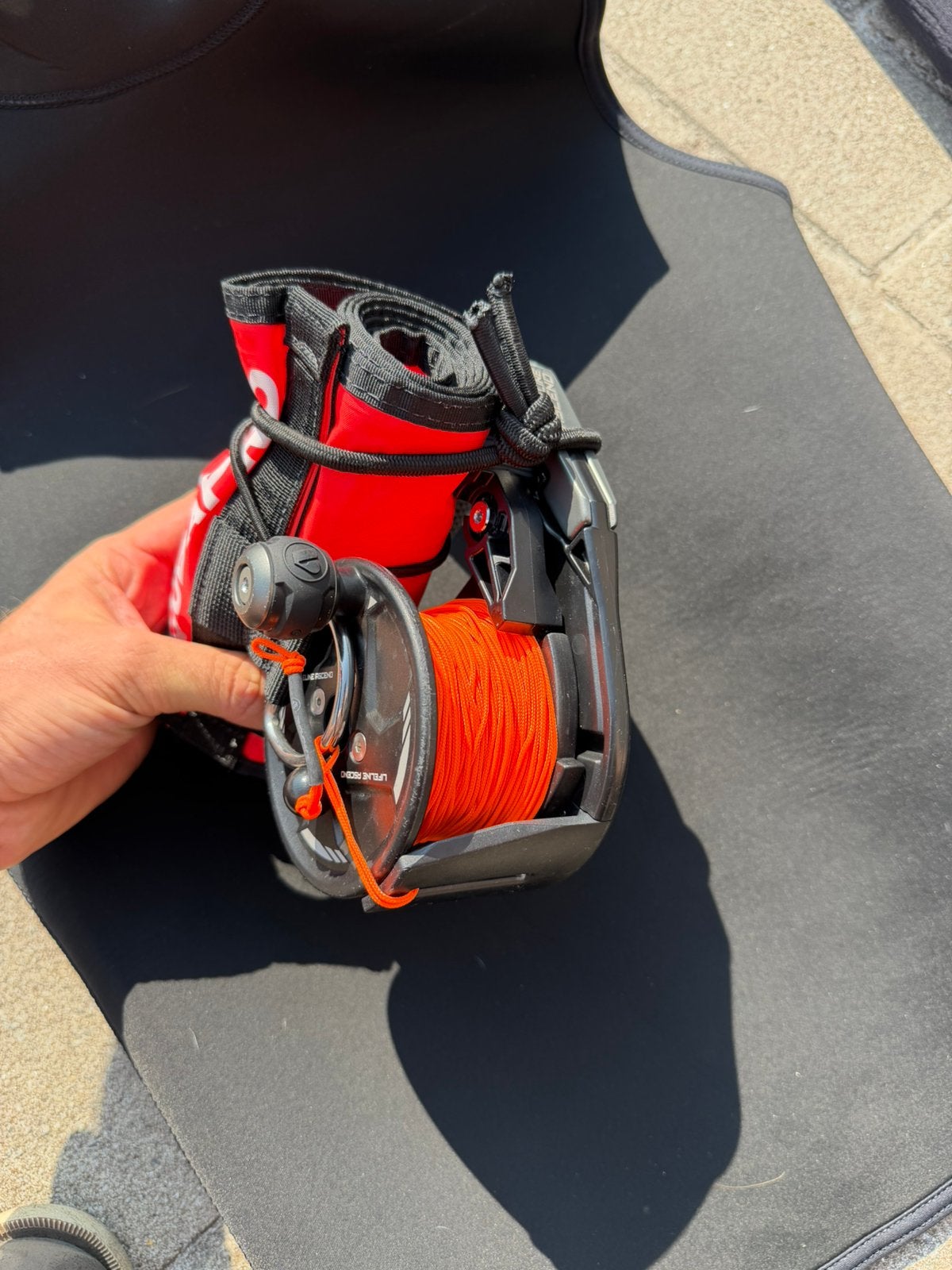 Apeks reel 60m + boei, Sports & Fitness, Karting, Enlèvement, Comme neuf