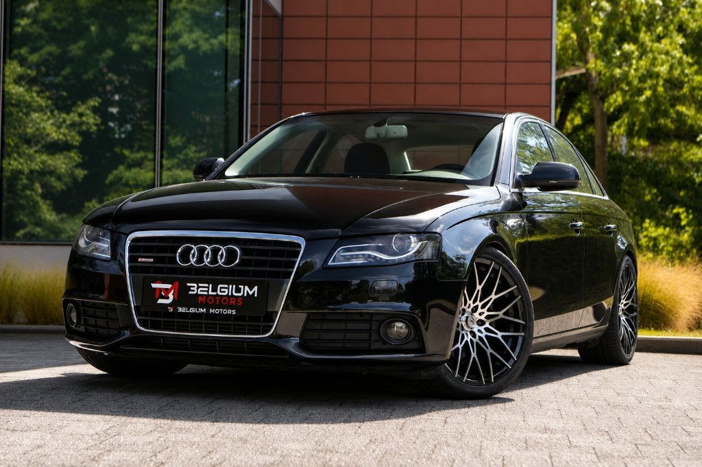 Audi A4 2.0 TDi - Quattro - Geheugen/verwarmde stoelen, Euro 5, Zwart, 4 cilinders, A4