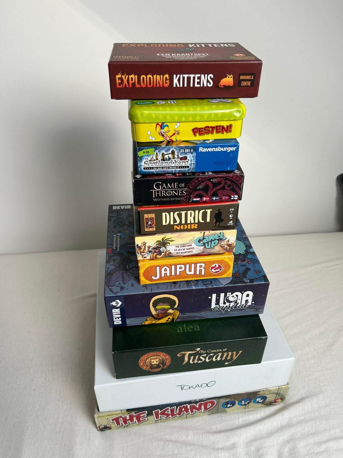 Boardgames (& cardgames), Ophalen, Zo goed als nieuw