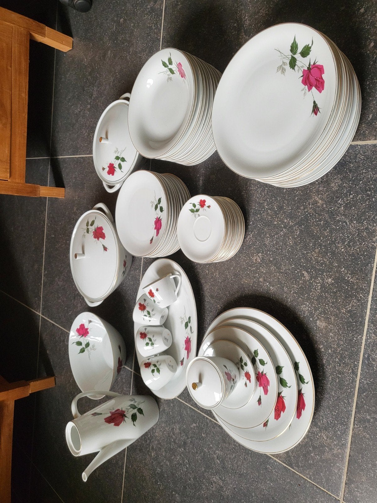 servies, Ophalen