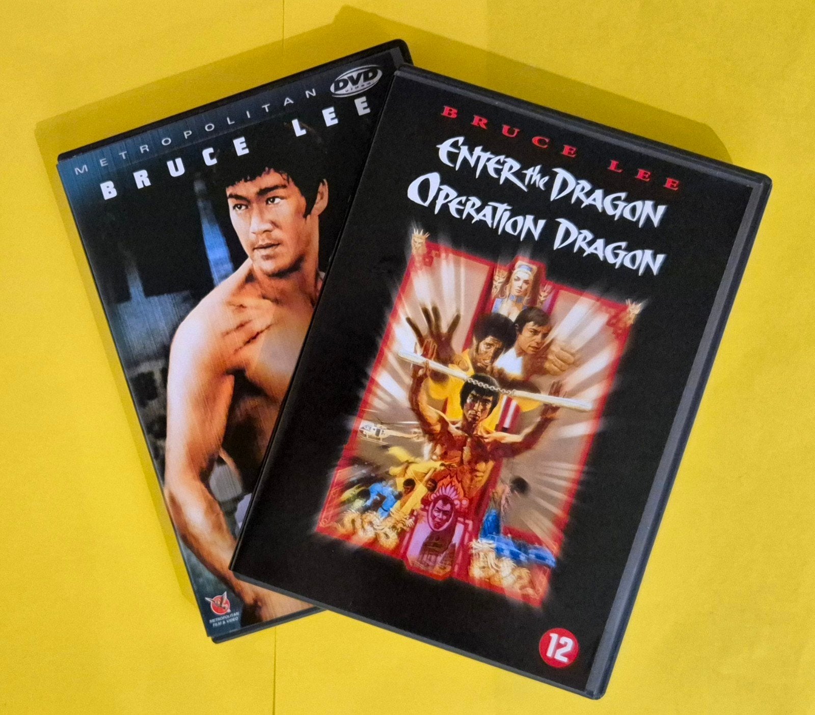 2x DVD 📀 Big boss + Opération dragon - Bruce Lee, Cd's en Dvd's, Frans, Ophalen of Verzenden, Zo goed als nieuw, Frans