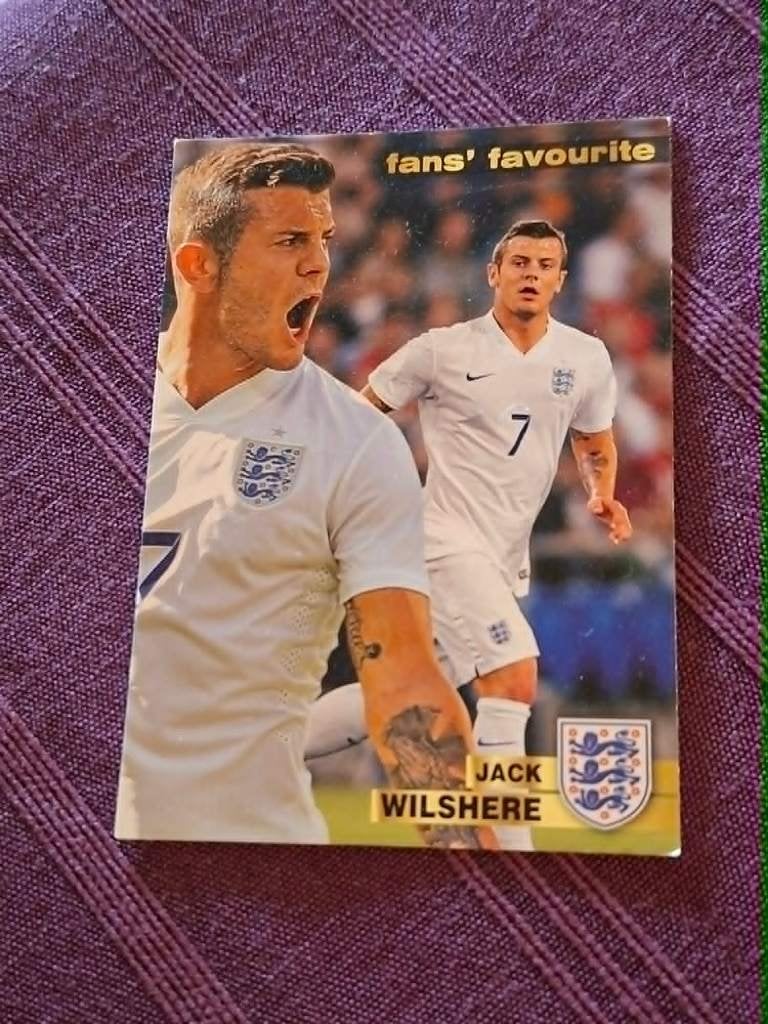 Panini / Voetbalkaart : Jack Wilshere / Engeland, Ophalen of Verzenden, Gebruikt, Spelerskaart