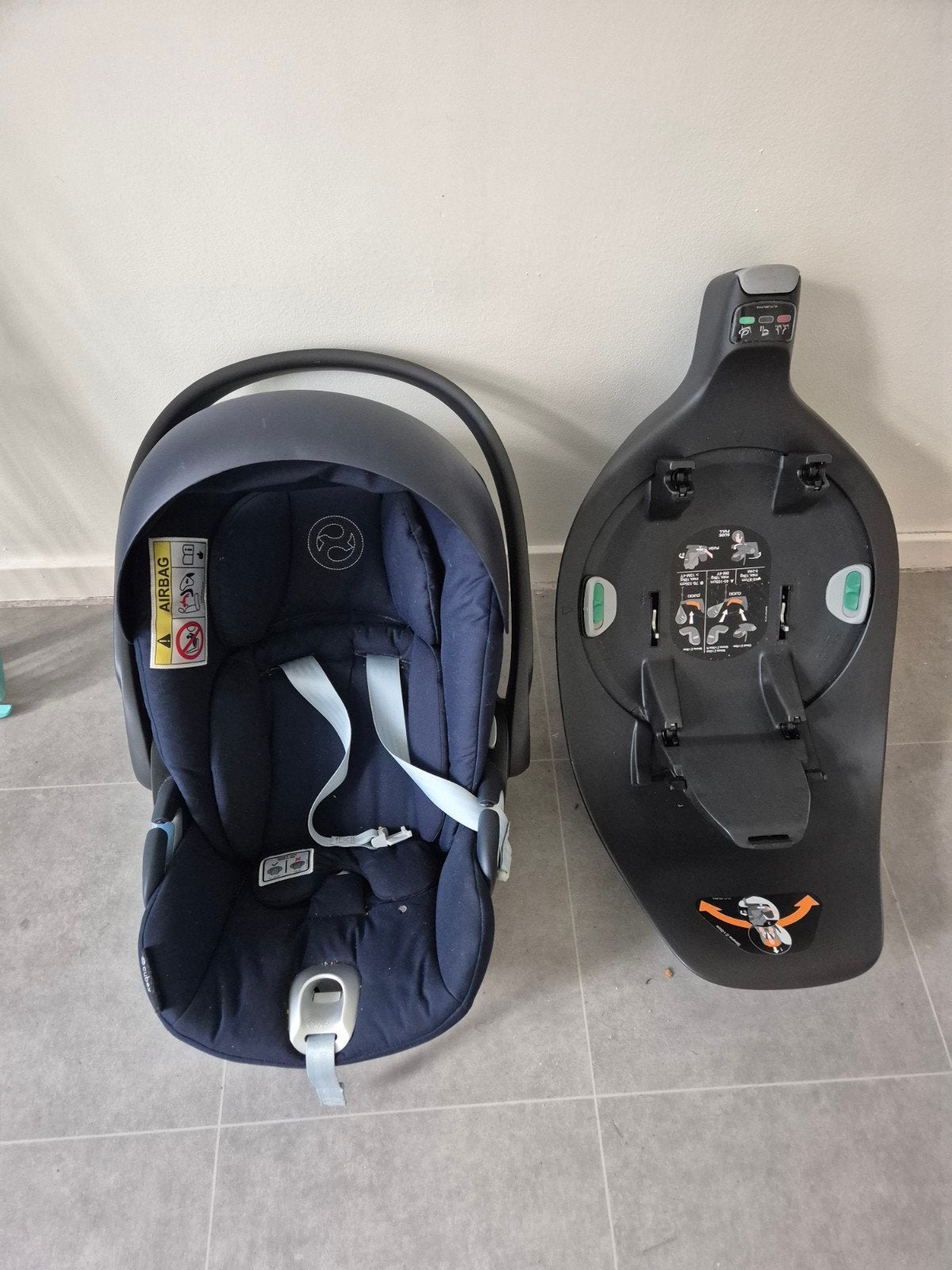 Cybex Claude Z-i Size+ Base Z - Nautical Blue - Pivotant 180, Ophalen, Isofix