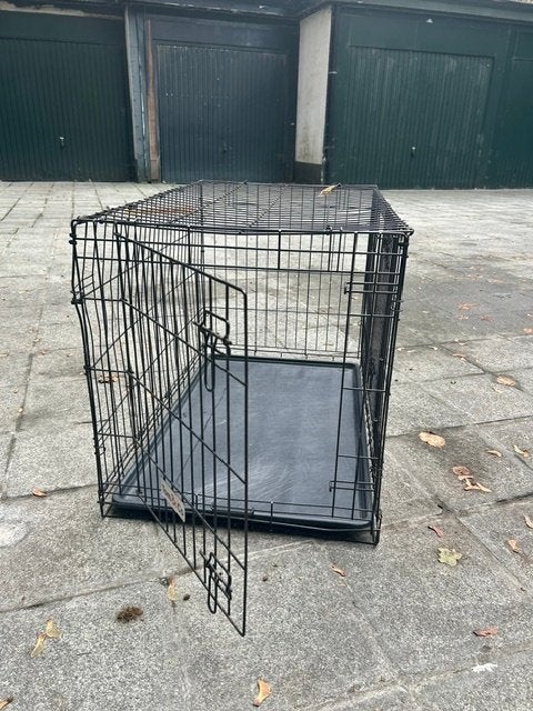 Cage pour chien Tom & Co – 2 portes, pliable, Autres marques, Enlèvement, Utilisé, Panier pour chien