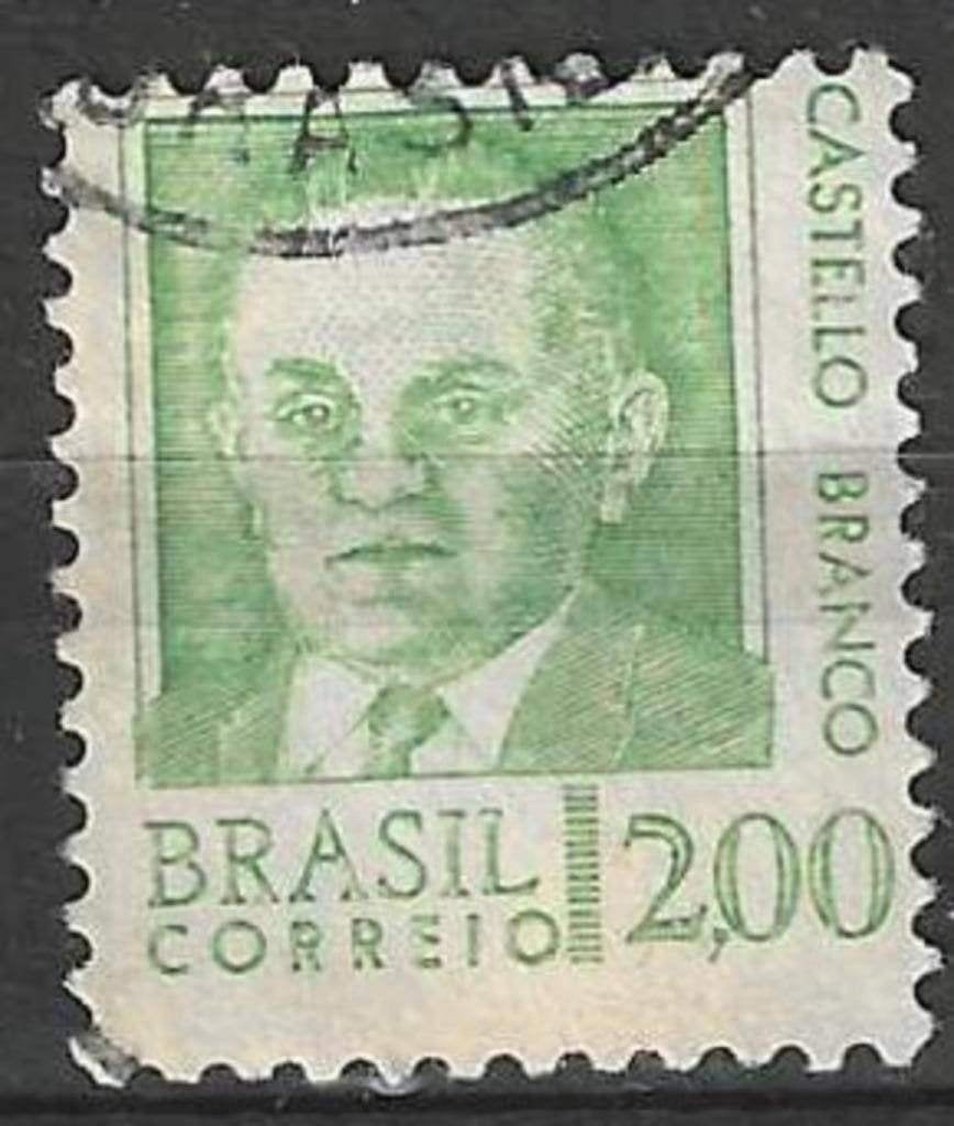 Brésil 1968 - Yvert 846 - Maréchal Castelo Branco (ST), Envoi, Affranchi
