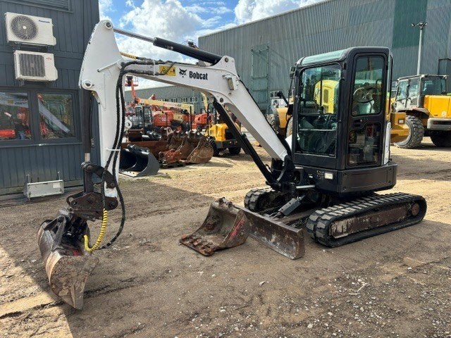 minigraver Bobcat E35, Ophalen, Graafmachine