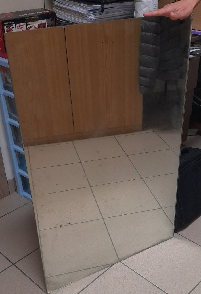 spiegel, Ophalen, Gebruikt, Minder dan 100 cm, Rechthoekig