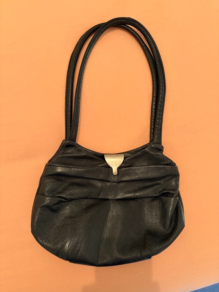 sac à main en cuir noir, Enlèvement, Comme neuf, Noir, Sac à bandoulière