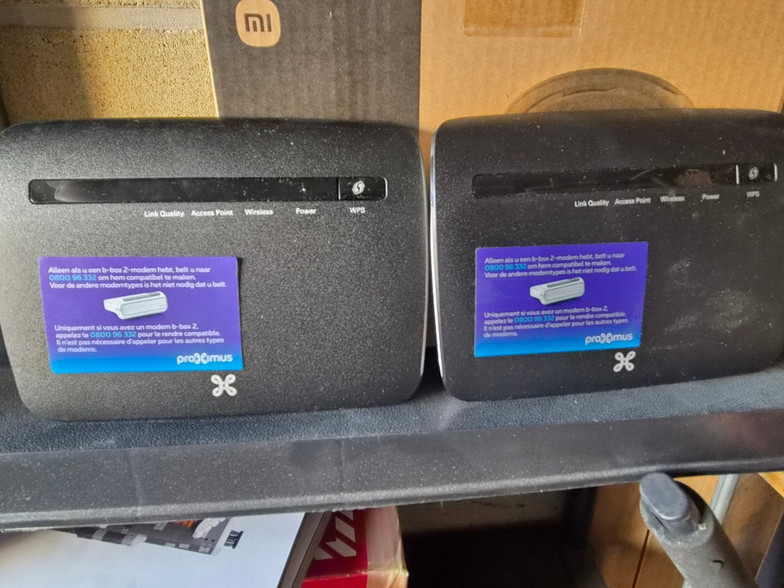 wifi bridge proximus, Ophalen