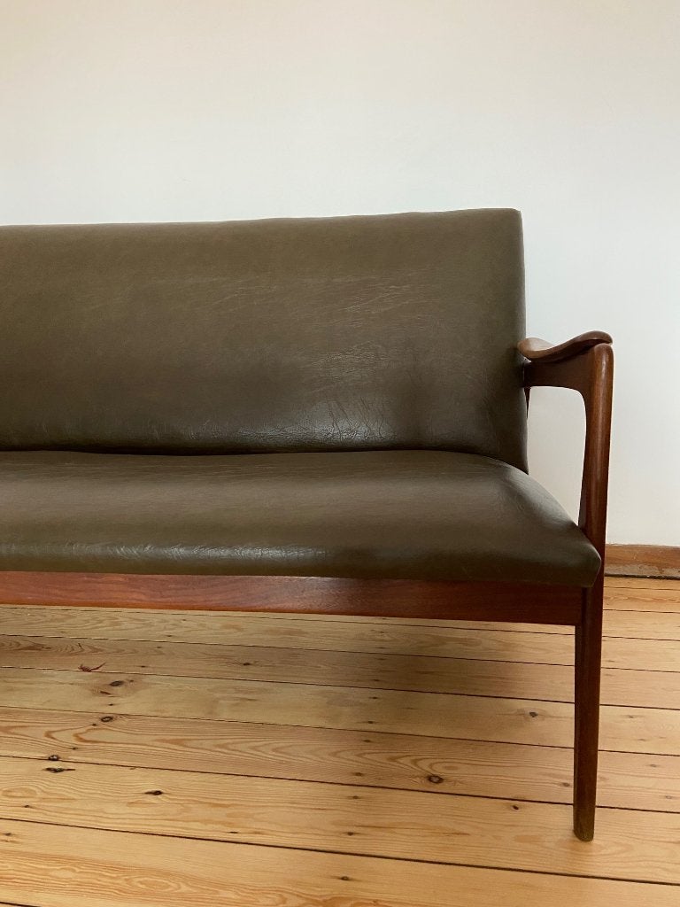Nederlandse mid century zetel in zeer mooie staat., Ophalen, Minder dan 75 cm, 150 tot 200 cm, Driepersoons