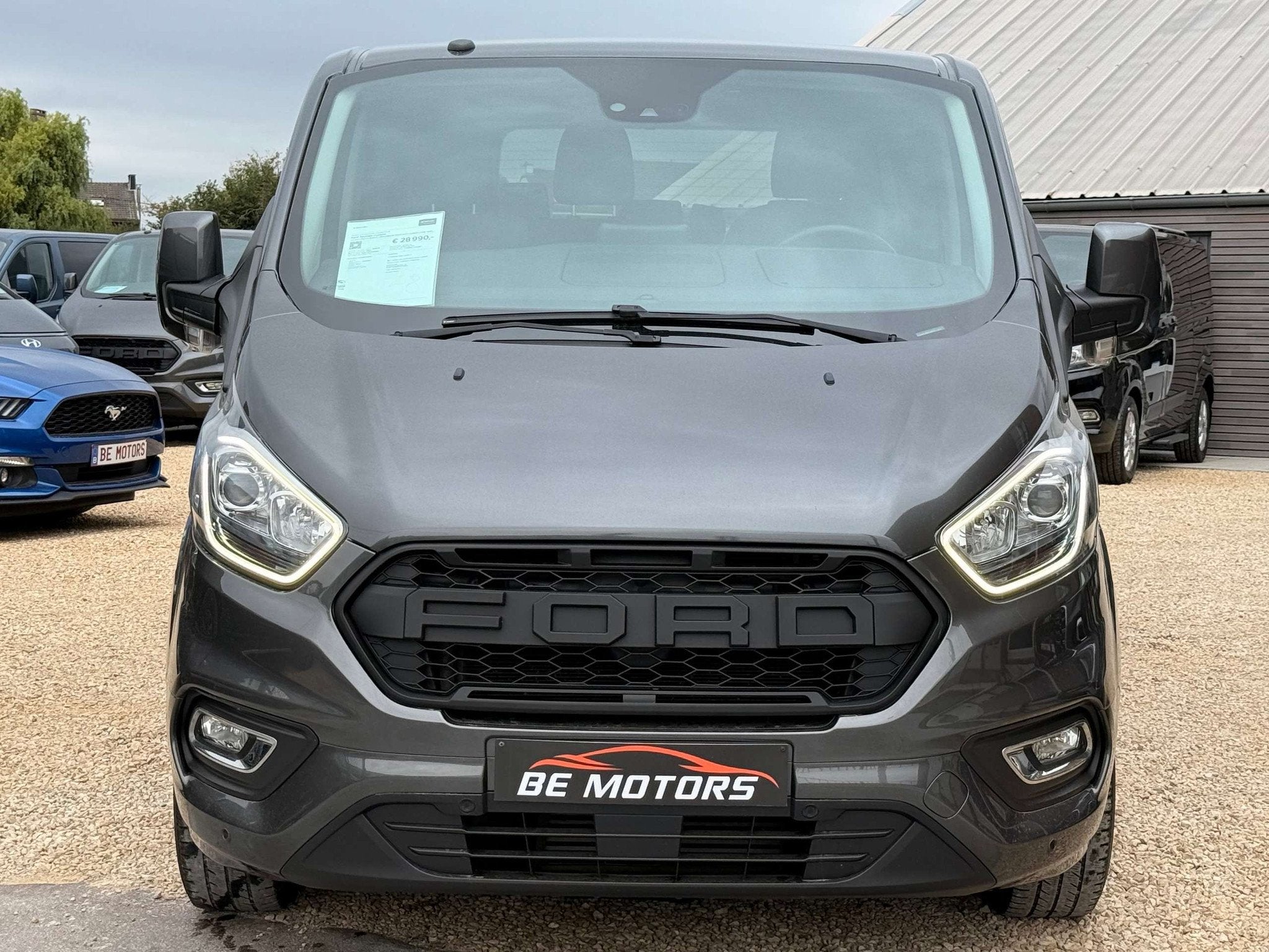 Ford Tourneo Custom 2.0 TDCi 130CV 9PL BOITE AUTO ACC LED GP, Autos, Commande vocale, Achat, Euro 6, Entreprise
