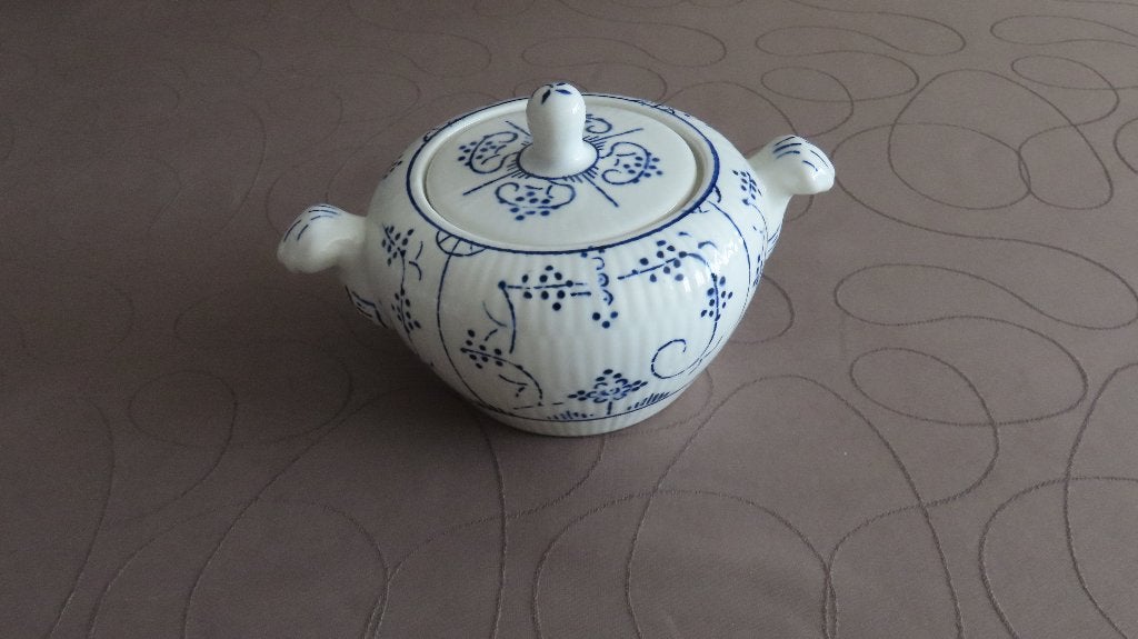 Suikerpotje Boch, Huis en Inrichting, Keuken | Servies, Ophalen, Keramiek, Zo goed als nieuw, Delftsblauw