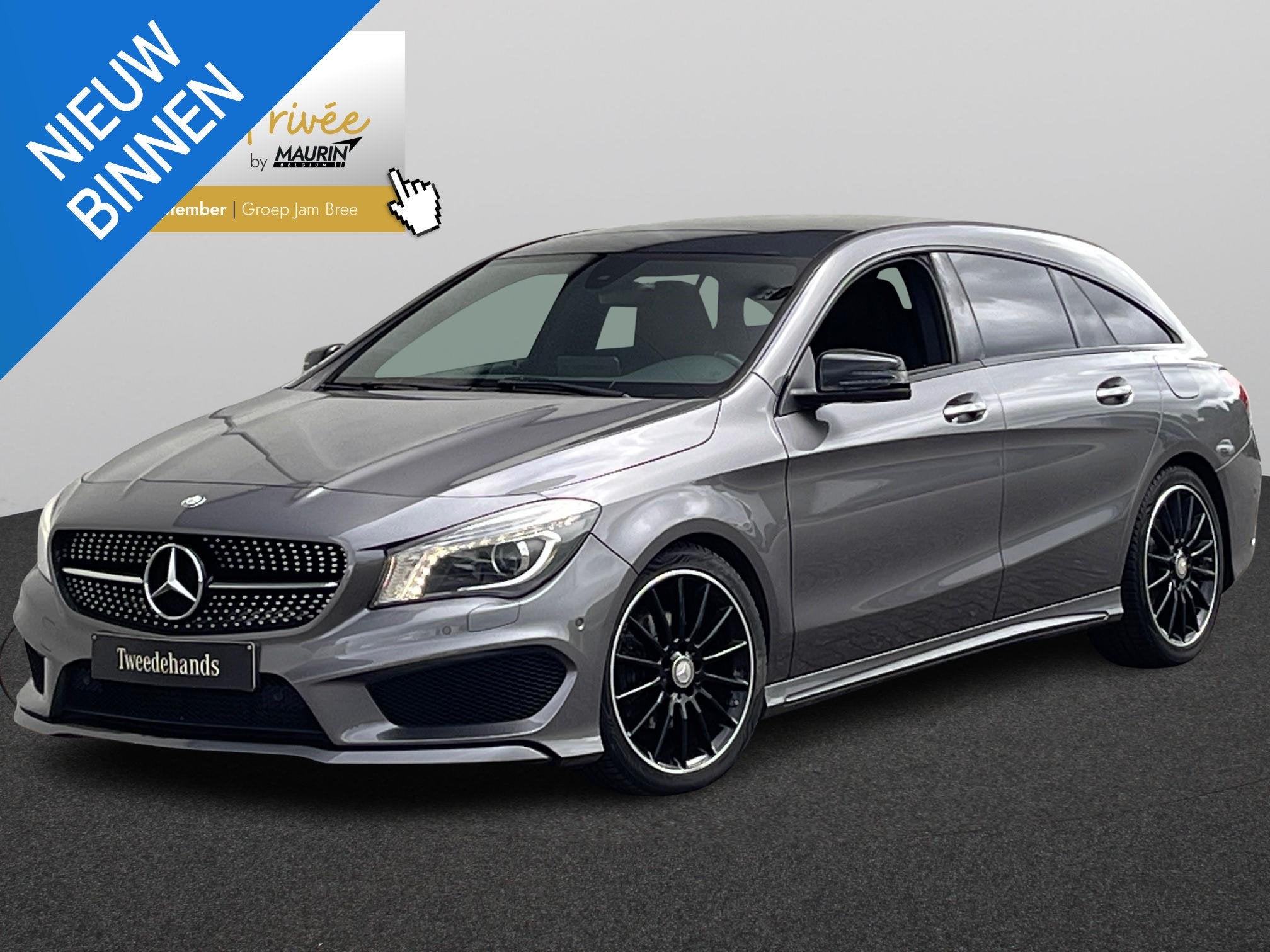 Mercedes-Benz CLA-Klasse Shooting Brake 180 AMG Line + Pano, Auto's, Mercedes-Benz, CLA, Gebruikt, 4 cilinders, 715 kg