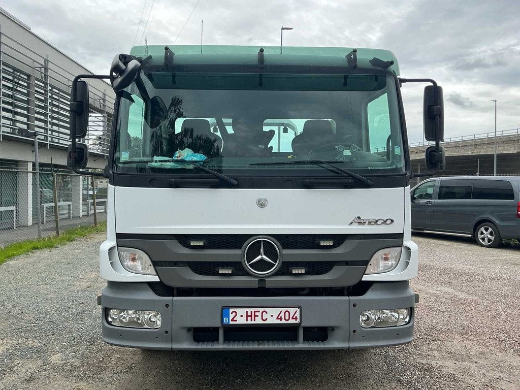 2012 Mercedes-Benz Atego 1222 takelwagen met Isoli schuifpla, Auto's, Vrachtwagens, Euro 5, Overige brandstoffen, Mercedes-Benz