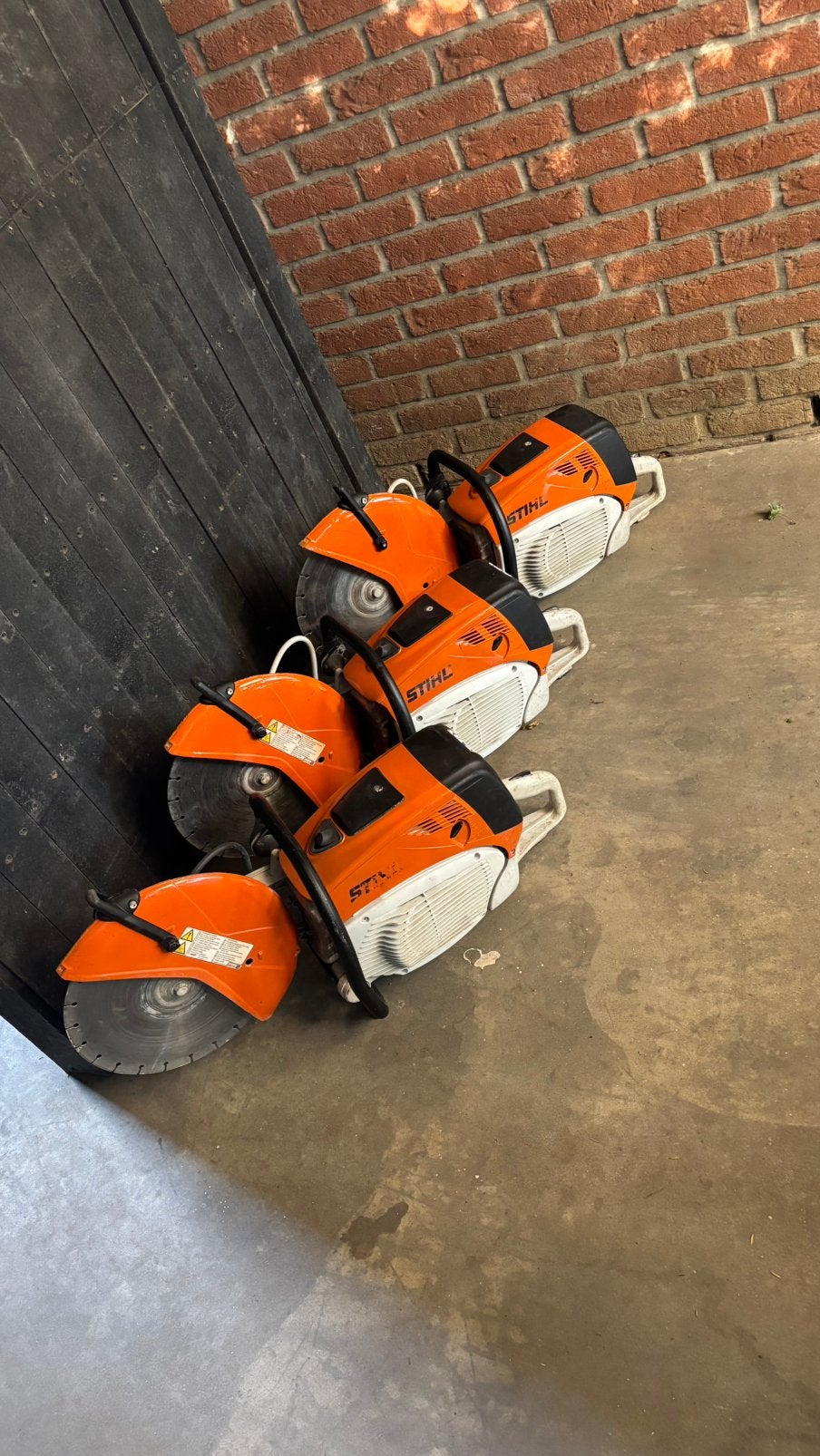 Lot de 3 couteaux Stihl, Enlèvement, Utilisé